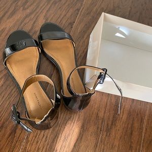 NEW!!!Nordstrom 14th & Union Black Patent Leather shoes - 6.5 Justine PU